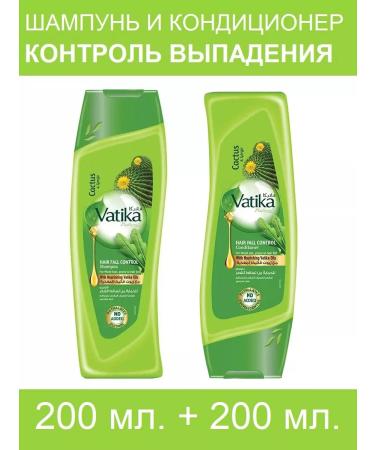 Dabur Vatika shampoo and air conditioning "Cactus andrugula" 200+200 ml