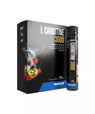 maxler L-carnitin liquid L-Carnitine 3000m 7x25ml strawberry kiwi
