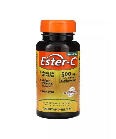American Health Ester-C food supplement 60 capsules