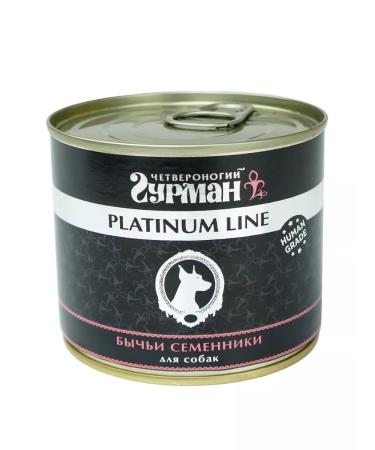 Fourlegged Gourmet Wet feed for dogs Platinum bulline testes in jelly 240g