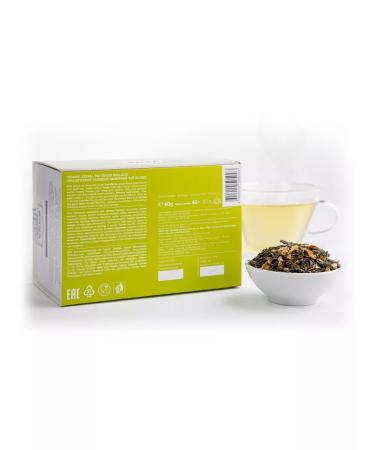 VKUS Organic tea with lime and ginger in pyramids 20 - Buy Online on GoSupps.com