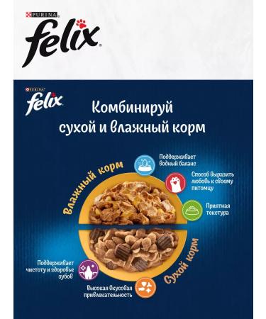 FELIX Dry food for cats with a bird 1.3 kg - Buy Online on GoSupps.com
