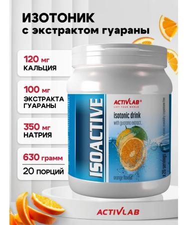 ActivLab Isotonic powder Isoactive 630g orange