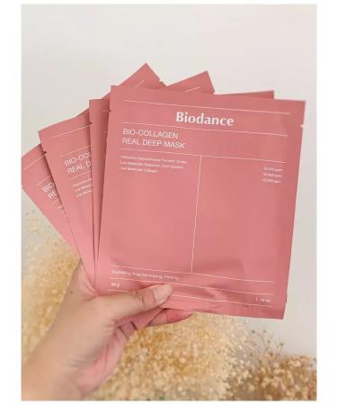 BIODANCE Collagen Night Hydrogel Facial Mask 4 pcs - Buy Online on GoSupps.com