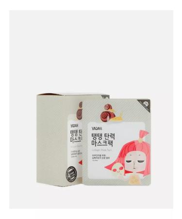 Yadah A mask on a fabric base against wrinkles with a collagen of 10pcs