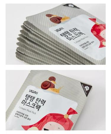 Yadah A mask on a fabric base against wrinkles with a collagen of 10pcs - Buy Online on GoSupps.com