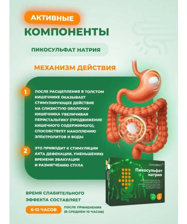 Consumed Sodium picosulfate laxative from constipation 5mg tablets 20pcs - Buy Online on GoSupps.com