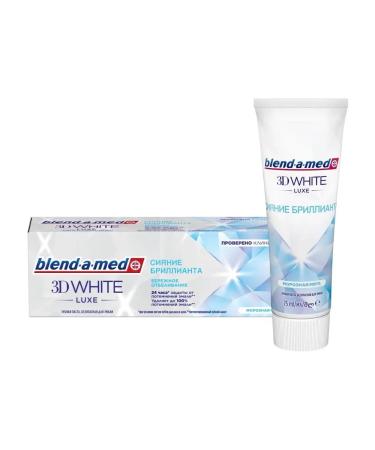 Blendamed Toothpaste 3D White Luxe Radiance of a diamond 75 ml