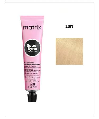 MATRIX Cream coloring without ammonia Socolor Super Sync Pre-Bonded 10n