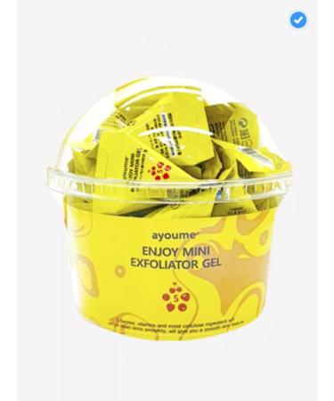ayoume Enjoy Mini Exfoliator Gel 3g x 30pcs Faces Pyramids