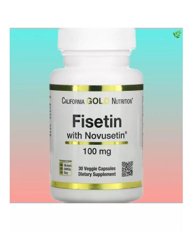 California Gold Nutrition Fizetin with novusetin 30 capsules