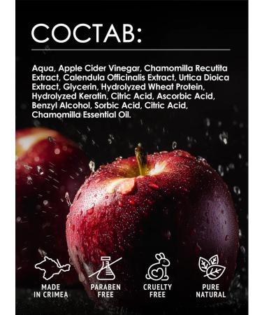 Tavrida Rinsertor apple cider vinegar and chamomile shine and strength - Buy Online on GoSupps.com