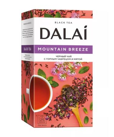Dalai Black tea with thyme and mint Mountian Breeze in bags