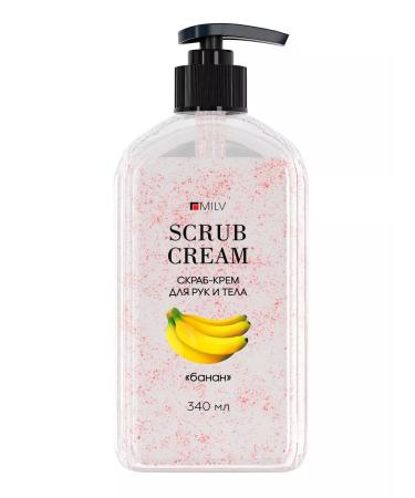 MILV Scrub-cream for the hands and body "Banana". 340 ml
