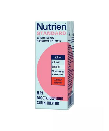 Specialized nutrition for children Nutrien Standard Strawberry solution for children over 6 years old 200