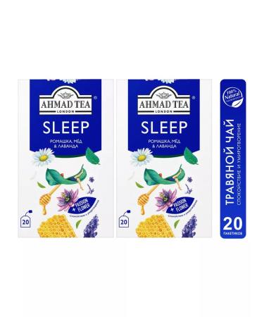 Ahmad Tea Herbal tea "Sleep" chamomile honey lavender 2pcs x 20 packets