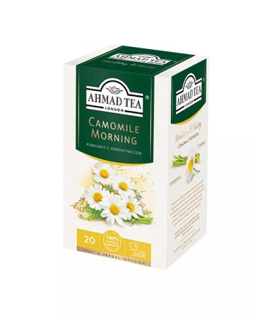 Ahmad Tea Herbal tea "Camomile Morning" chamomile with lemongrass 2pcs - Buy Online on GoSupps.com