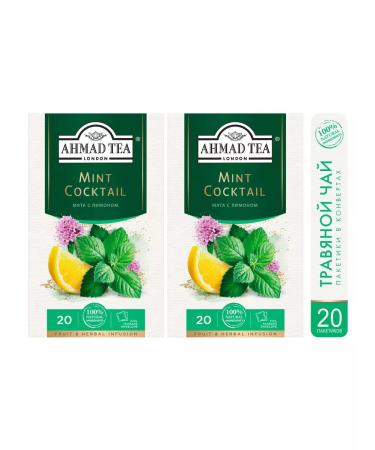 Ahmad Tea Herbal tea "Mint Cocktail" mint with lemon 2pcs