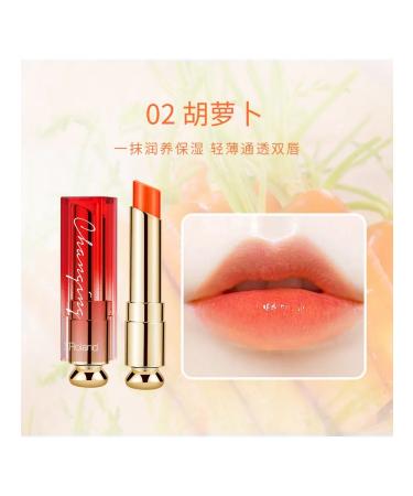 Korean cosmetics Lipstick-lip balm with carrot extract