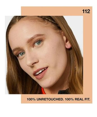 Maybelline New York Tonal cream Original Fit Me Matt tone 112 - Buy Online on GoSupps.com