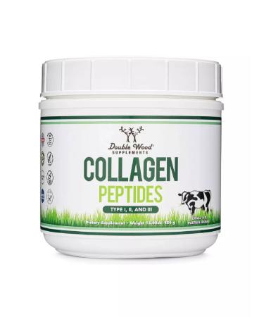 Double Wood Supplements Collagen peptides powder 456 grams - Buy Online on GoSupps.com