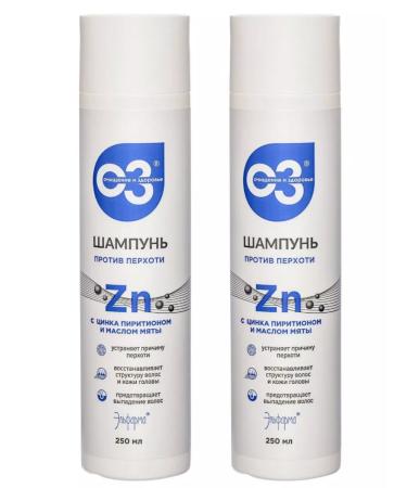 Elpharma Shampoo against dandruff with zinc pyridion 250 ml 2pcs - Buy Online on GoSupps.com