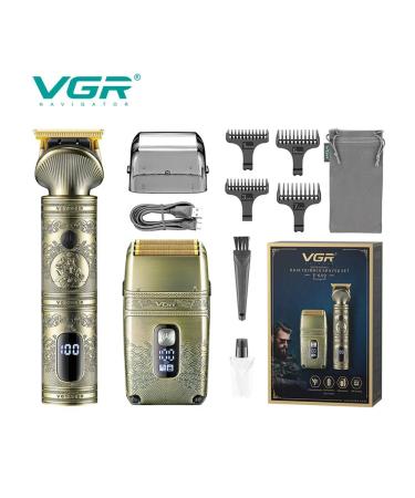 Shaver for smooth shaving trimmer with nozzles set