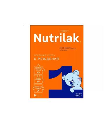 Nutrilak 1 mixture dry baby adapted 600g - 3 pcs