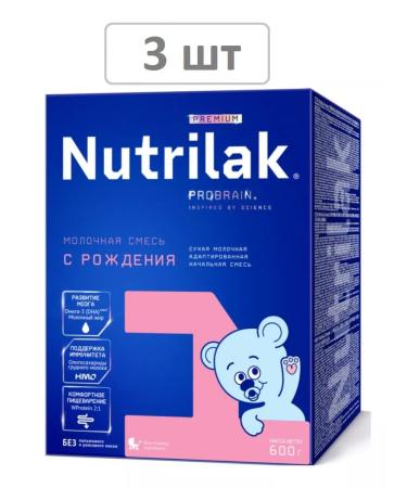 Nutrilak Premium 1 mixture dry baby 0-6 months 600g - 3 pcs