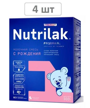 Nutrilak Premium 1 mixture dry baby 0-6 months 300g- 4 pcs