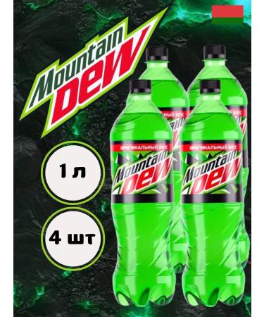 MOUNTAIN DEW Drink Montin Dew MNT DEW Classic 4 pcs 1 liter