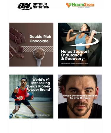 Optimum Nutrition Protein Gold Standard 100% Whey 2.27kg - double chocolate - Buy Online on GoSupps.com