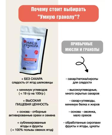 WORKSHOP 39 Granola without gluten cranberry and currant sugar 300 g - Buy Online on GoSupps.com