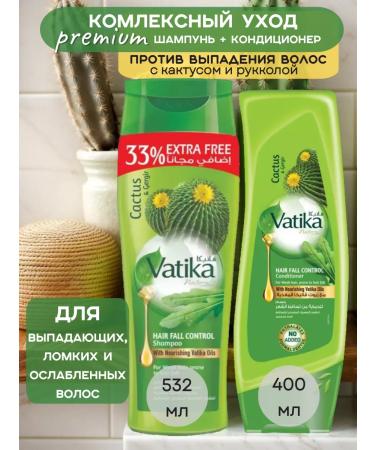 Dabur VATIKA 532 ml shampoo and 400 ml air conditioning against falling out