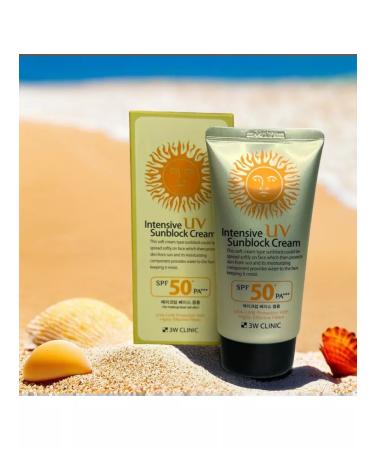3W Clinic SUN -faceting facial cream SPF 50 moisturizing Korea - Buy Online on GoSupps.com