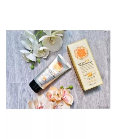 3W Clinic SUN -faceting facial cream SPF 50 moisturizing Korea - Buy Online on GoSupps.com
