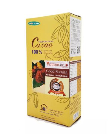 Vietnam cacao Cocoa powder Vietnam Alcalized "Good Morning" 150g - Buy Online on GoSupps.com