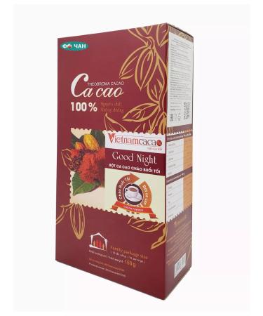Vietnam cacao Cocoa powder Vietnam Alcalized "Good Night" 150g - Buy Online on GoSupps.com