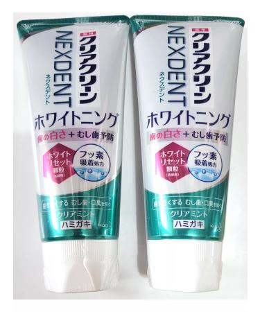 KAO NexDent Whitening Clear Mint 2 Toothpaste 2 pieces - Buy Online on GoSupps.com