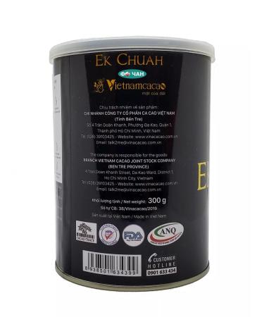 Vietnam cacao Chocolate powder Vietnam Alcalized "Ek Chuah" 300g - Buy Online on GoSupps.com