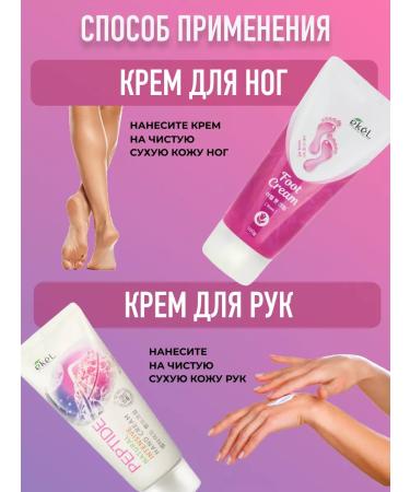 EKEL Moisturizing hand cream + Feet cream set - Buy Online on GoSupps.com