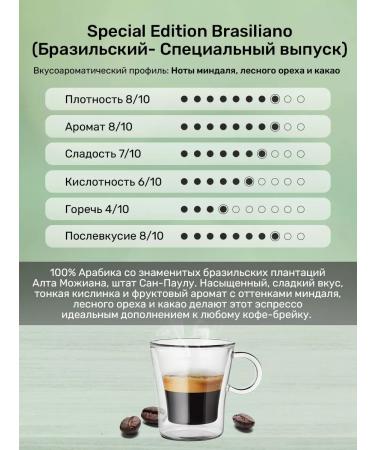 Di Maestri Brasiliano 80 capsules for Caffitaly coffee coffee machine - Buy Online on GoSupps.com