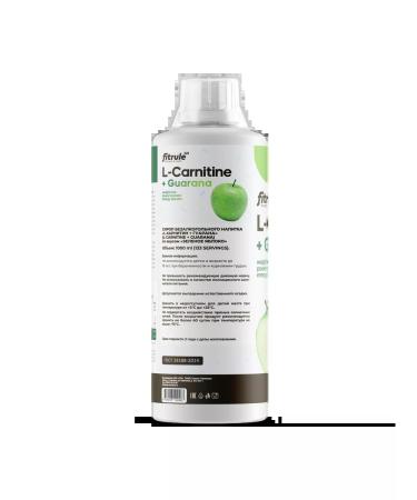 Fitrule Nutrition Fitrule l-channitine+guarana guarana 1000ml apple - Buy Online on GoSupps.com