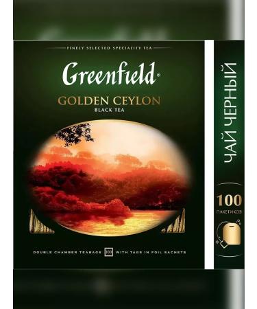 Greenfield Black tea Golden Ceylon in bags 100pack