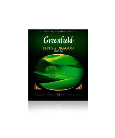 Greenfield Green Flying Dragon tea in bags 100pack - Buy Online on GoSupps.com