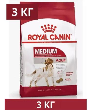 ROYAL CANIN Dry food Medium Adult for adult dogs of medium breeds 3kg
