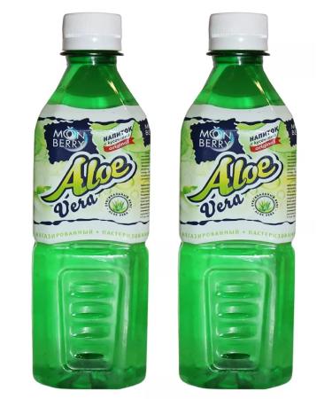 Moonberry Aloe Vera drink with pieces 500 ml 2 pcs