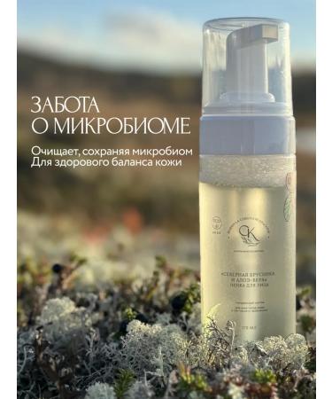 NORTHERN BEAUTY FORMULA Foam for washing northern lingonberries and aloe ranges without SLS - Buy Online on GoSupps.com