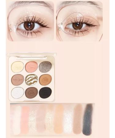 Miss Bronze Palette shadows for eyelids 8 colors for the eyelids - Buy Online on GoSupps.com