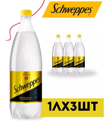 Schweppes SHVEPS Tonic Indiantonic 1l 3 But - Buy Online on GoSupps.com